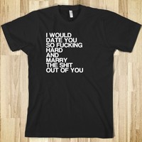 Fucking Hard Pic render product would date fucking hard marry shit out american apparel unisex fitted tee black viral